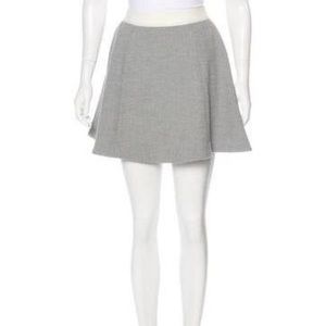 Elizabeth and James- Grey and White Skirt
